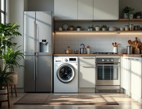 Comparativa de consumo de electrodomésticos en casa